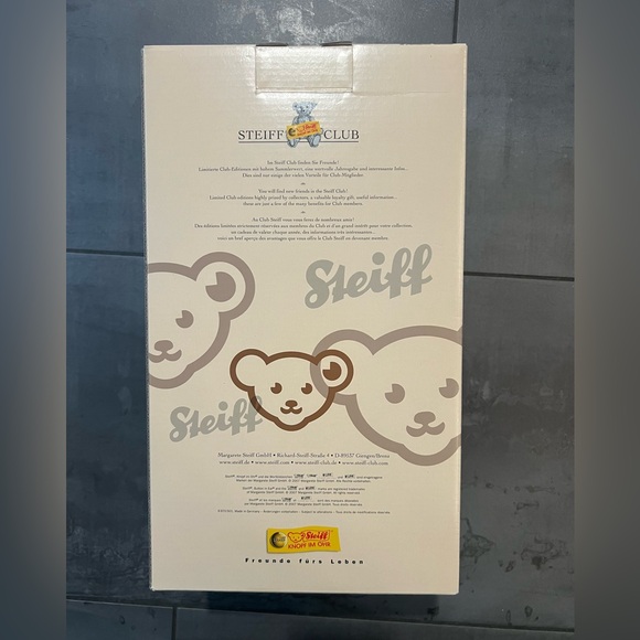 BNIB Steiff Teddy Bear on Rocking Horse 2007 Limited Edition papers & box 037337 - Picture 12 of 15